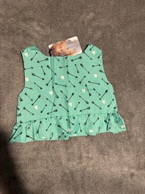 Vintage Betsey Johnson Summer peplum playtop